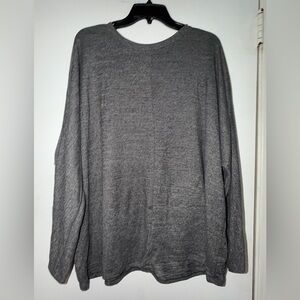 Time and Tru Charcoal Knit Top
